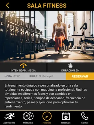 Cuore Fitness android App screenshot 1